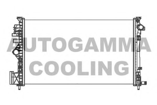 AUTOGAMMA 105322 Радиатор охлаждения двигателя для OPEL INSIGNIA