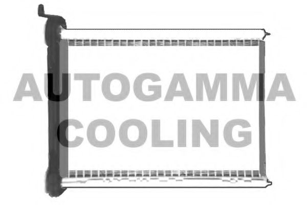 AUTOGAMMA 105329 Радиатор печки для RENAULT SCENIC