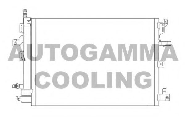 AUTOGAMMA 105347 Радиатор кондиционера для VOLVO XC90