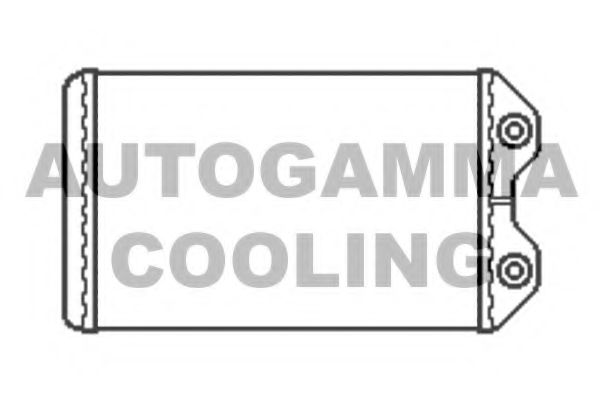 AUTOGAMMA 105372 Радиатор печки для TOYOTA