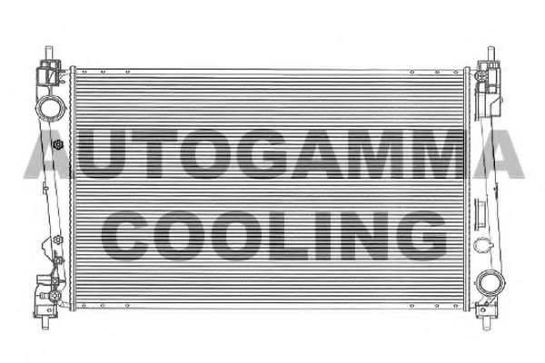 AUTOGAMMA 105375 Радиатор охлаждения двигателя для LANCIA DELTA