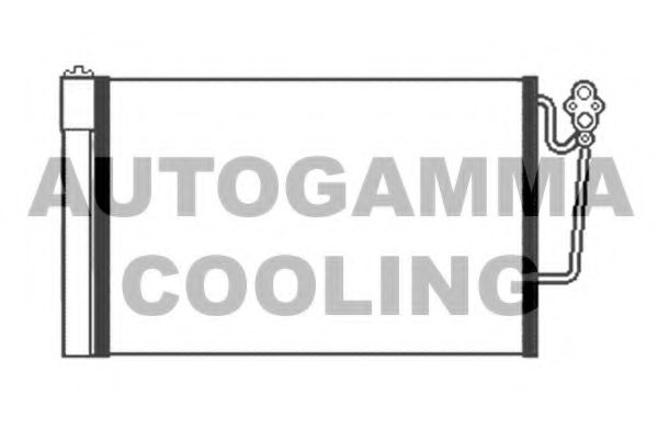 AUTOGAMMA 105380 Радиатор кондиционера AUTOGAMMA для MINI