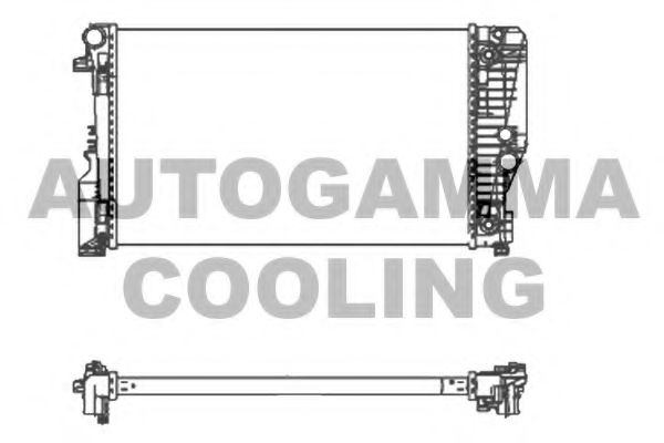 AUTOGAMMA 105405 Радиатор охлаждения двигателя для MERCEDES-BENZ V-CLASS