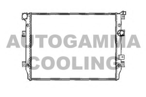 AUTOGAMMA 105418 Радиатор охлаждения двигателя для VOLKSWAGEN TIGUAN