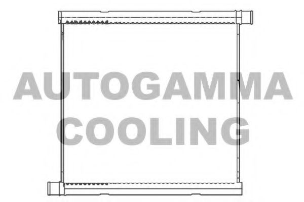 AUTOGAMMA 105450 Радиатор охлаждения двигателя для SMART FORTWO
