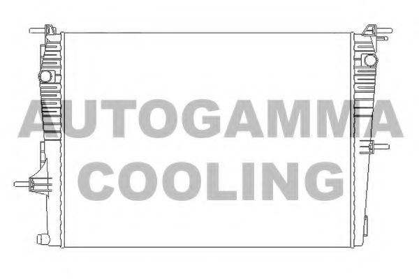 AUTOGAMMA 105469 Радиатор охлаждения двигателя для RENAULT GRAN TOUR