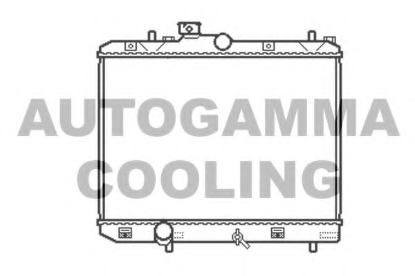 AUTOGAMMA 105493 Радиатор охлаждения двигателя для SUZUKI SPLASH