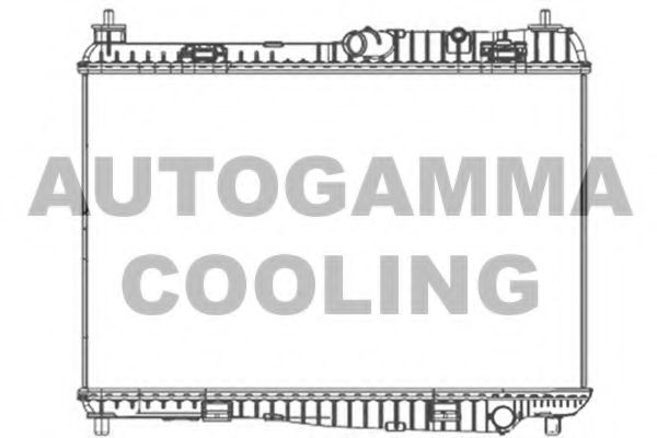 AUTOGAMMA 105522 Радиатор охлаждения двигателя для FORD B-MAX