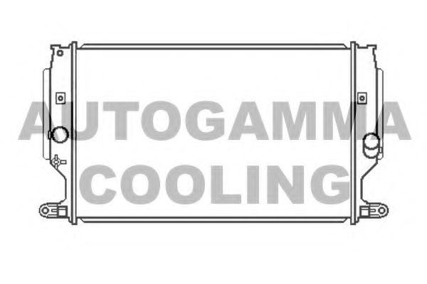 AUTOGAMMA 105529 Радиатор охлаждения двигателя для TOYOTA VERSO