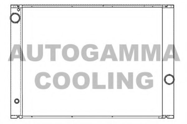 AUTOGAMMA 105531 Радиатор охлаждения двигателя для BMW 6