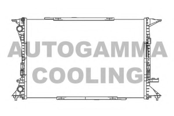 AUTOGAMMA 105612 Радиатор охлаждения двигателя для SEAT