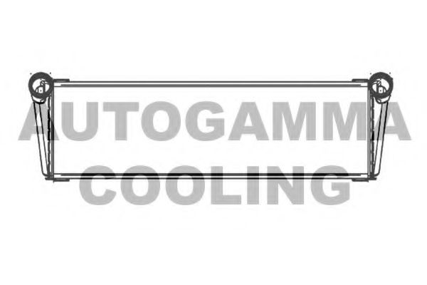 AUTOGAMMA 105684 Радиатор охлаждения двигателя AUTOGAMMA для PORSCHE