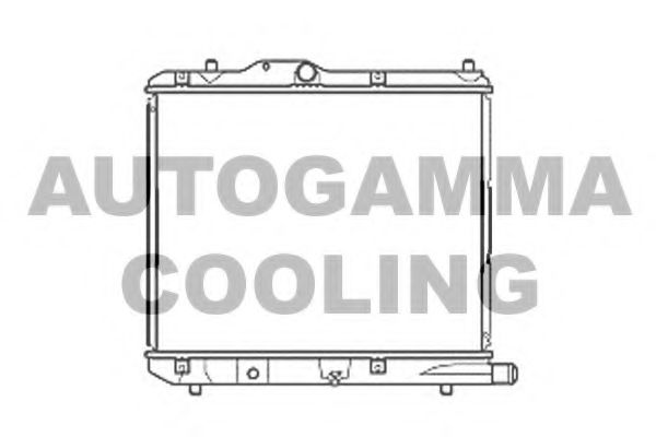 AUTOGAMMA 105761 Радиатор охлаждения двигателя для OPEL AGILA