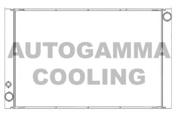 AUTOGAMMA 105765 Радиатор охлаждения двигателя для AUDI A8