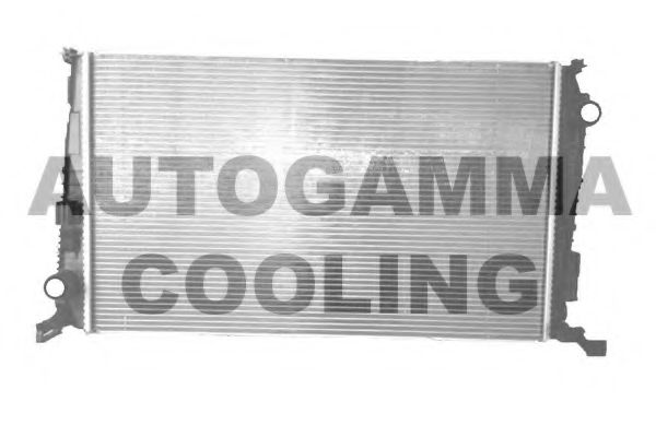 AUTOGAMMA 105780 Радиатор охлаждения двигателя AUTOGAMMA для DACIA