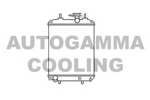 AUTOGAMMA 105790 Радиатор охлаждения двигателя для SUBARU