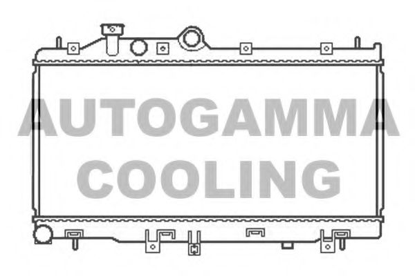 AUTOGAMMA 105813 Радиатор охлаждения двигателя для SUBARU OUTBACK