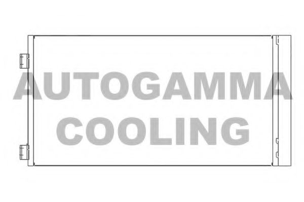 AUTOGAMMA 105865 Радиатор кондиционера AUTOGAMMA для MINI