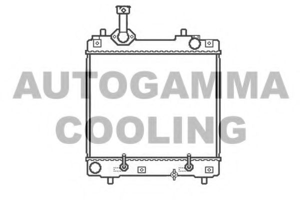 AUTOGAMMA 105935 Радиатор охлаждения двигателя для SUZUKI ALTO (HA25, HA35)