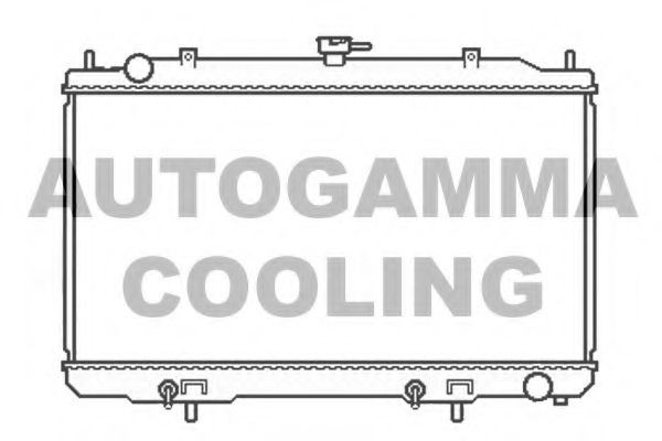 AUTOGAMMA 107018 Радиатор охлаждения двигателя для NISSAN MAXIMA