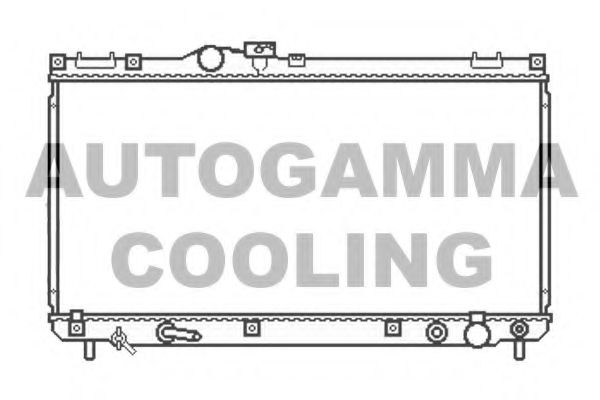 AUTOGAMMA 107063 Радиатор охлаждения двигателя AUTOGAMMA для LEXUS