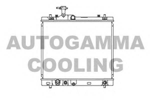 AUTOGAMMA 107127 Радиатор охлаждения двигателя для SUZUKI
