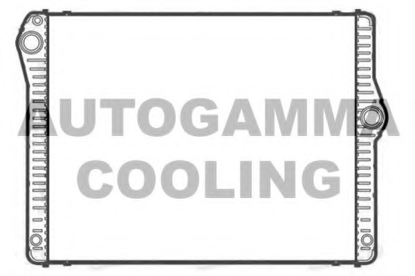 AUTOGAMMA 107128 Радиатор охлаждения двигателя для BMW