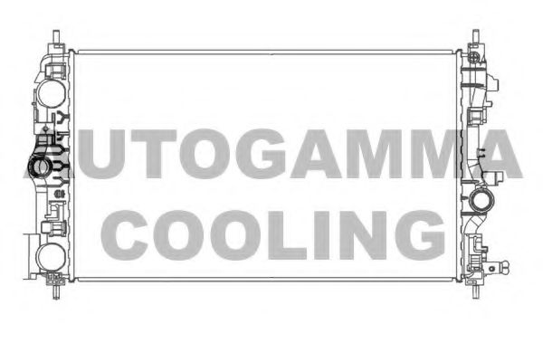 AUTOGAMMA 107138 Радиатор охлаждения двигателя для OPEL INSIGNIA