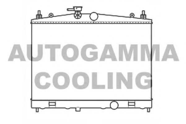AUTOGAMMA 107175 Радиатор охлаждения двигателя для NISSAN CUBE