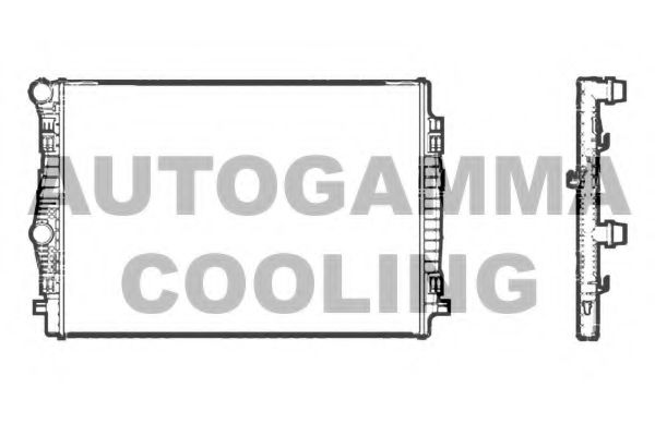 AUTOGAMMA 107199 Радиатор охлаждения двигателя для SEAT