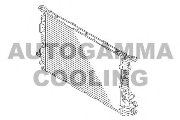 AUTOGAMMA 107203 Радиатор охлаждения двигателя для AUDI A8
