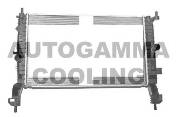 AUTOGAMMA 107236 Радиатор охлаждения двигателя для OPEL MERIVA