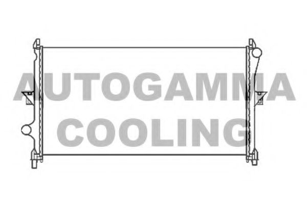 AUTOGAMMA 107250 Радиатор охлаждения двигателя для CITROËN C6