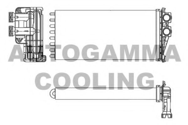 AUTOGAMMA 107261 Радиатор печки для PEUGEOT 3008