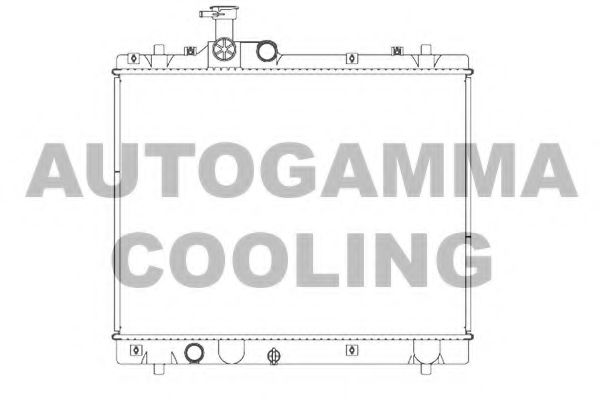 AUTOGAMMA 107282 Радиатор охлаждения двигателя для SUZUKI