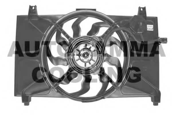 AUTOGAMMA GA228006 Вентилятор системы охлаждения двигателя для HYUNDAI ACCENT