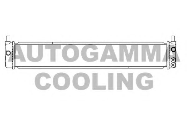 AUTOGAMMA 107363 Радиатор охлаждения двигателя для TOYOTA PRIUS