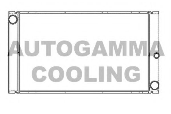 AUTOGAMMA 107411 Радиатор охлаждения двигателя для BMW