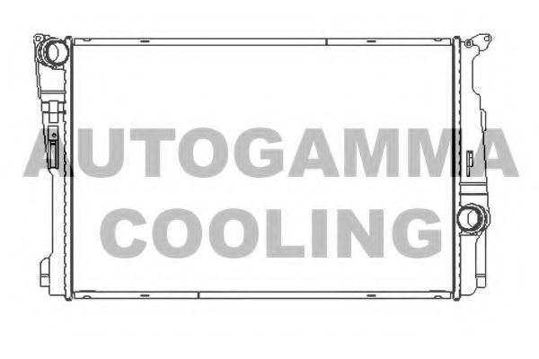 AUTOGAMMA 107412 Радиатор охлаждения двигателя для BMW X3