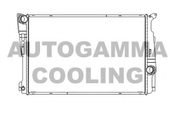 AUTOGAMMA 107413 Радиатор охлаждения двигателя для BMW