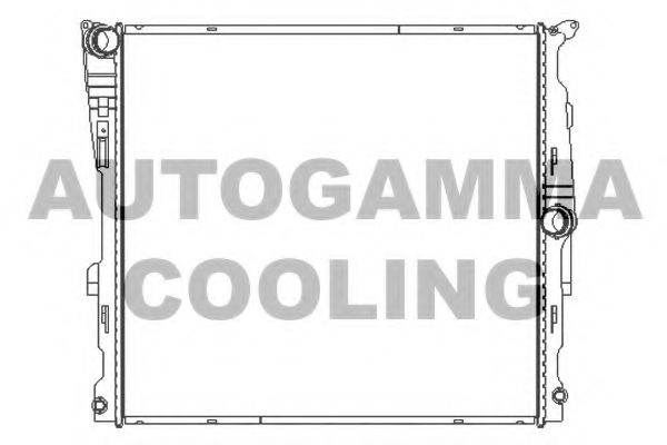 AUTOGAMMA 107414 Радиатор охлаждения двигателя для BMW