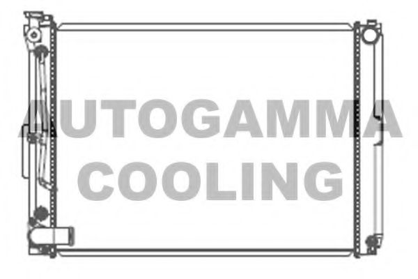 AUTOGAMMA 107526 Радиатор охлаждения двигателя AUTOGAMMA для LEXUS