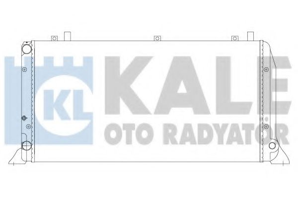 KALE OTO RADYATÖR 367400 Радиатор охлаждения двигателя KALE OTO RADYATÖR для AUDI
