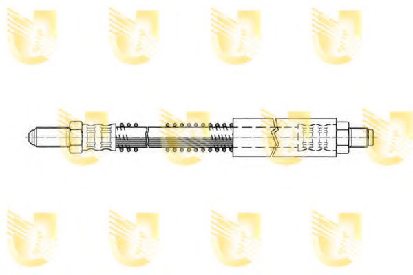 UNIGOM 379078 Тормозной шланг  для ROVER (Ровер)
