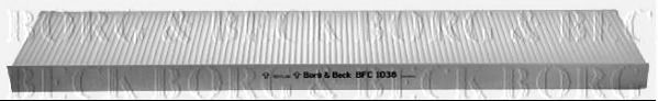 BORG & BECK BFC1038 Фильтр салона BORG & BECK для FORD