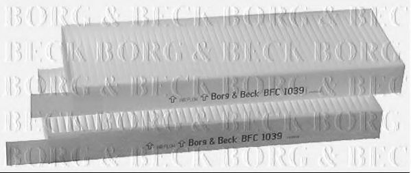 BORG & BECK BFC1039 Фильтр салона BORG & BECK 