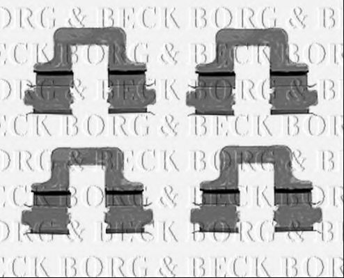 BORG & BECK BBK1230 Скобы тормозных колодок для SEAT ALTEA