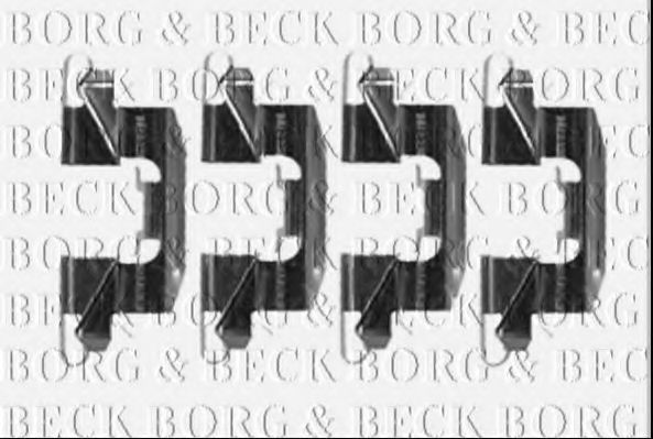BORG & BECK BBK1245 Скобы тормозных колодок BORG & BECK 