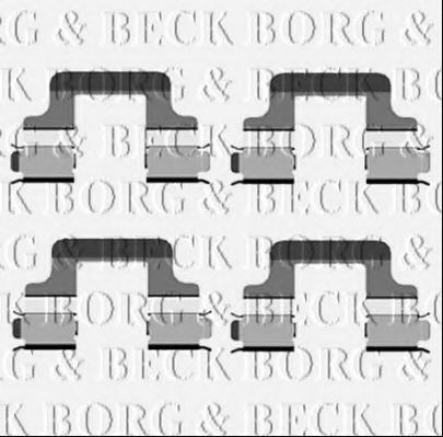 BORG & BECK BBK1254 Скобы тормозных колодок BORG & BECK 