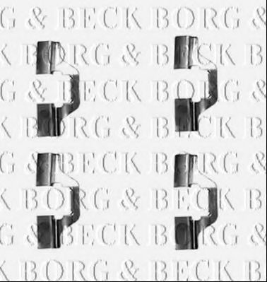 BORG & BECK BBK1255 Скобы тормозных колодок BORG & BECK 